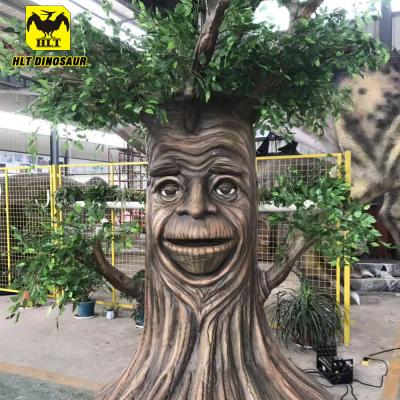 China Amusement Theme Park Museum Mall Exhibit Jurassic Park HLT Talking Russian Story Tree Animatronic for sale