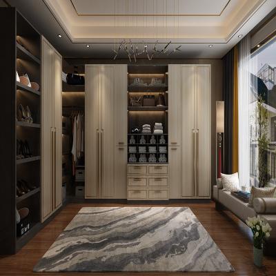 China (Size)Adjustable Luxury Modern Walk In Closet Closet Cabinet Storage Wardrobe Modern Walk In Locker Room for sale