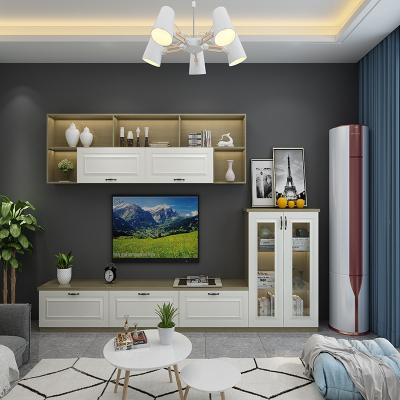 China Modern Design Wooden (Height) Adjustable Furniture TV Stand / tv Console / living room tv cabinet with wall unit for sale