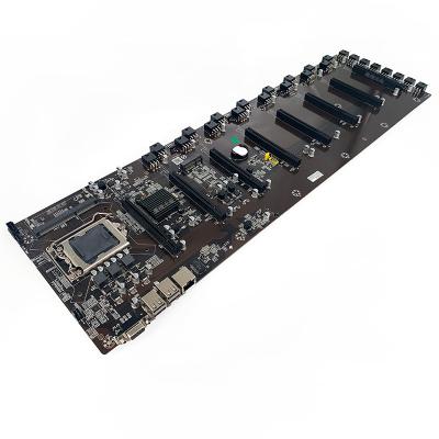 China Machine Mainboard 8gpu B85 Graphics Card 8 Gpu Mainboard Lga1150 Slot 65mm Desktop Space for sale