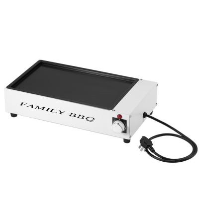 China Adjustable Height Stainless Steel Electric Griddle BBQ Grill for sale