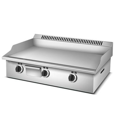 China High Quality New Style Stainless Steel Griddle Portable BBQ Grill Adjustable Size Three Burners With Top Flat Griddle for sale