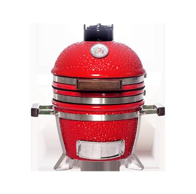 China XPY-12SN1 Size 12 inch Adjustable Outdoor & Indoor Portable Charcoal Egg BBQ Oven BBQ Grill Kamado Ceramic Kamado for sale