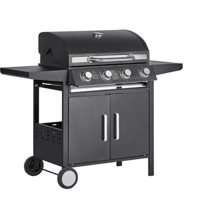 China Height Adjustable Barbecue Grill , 4 Burner Gas Grill for sale