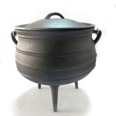 China South Africa three legged potjie viable cast iron pot for sale