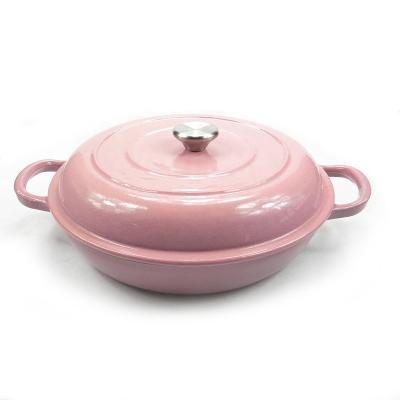 China Sustainable Cast Iron Enamel Casserole for sale