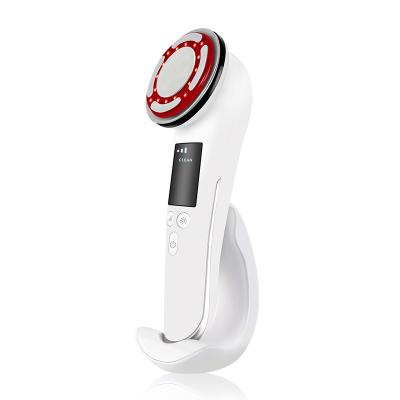 China Skin Tightening EMS Facial Massager Led Therapy Hot And Cold Beauty Face Equipment Light Pulse Skin Care Massager Facial Machine for sale