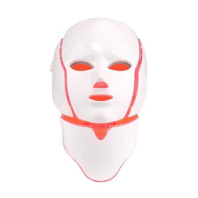 China Face Lift Led Therapy Mask Light Therapy 7 Color Light Treatment Anti Aging Acne Spot Removal Wrinkle Whitening Skin Care Facial Mask for sale