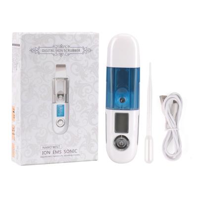 China Skin Beauty Device Face Remover Ultrasonic Deep Clean Skin Peeling Cleansing Scrubber for sale