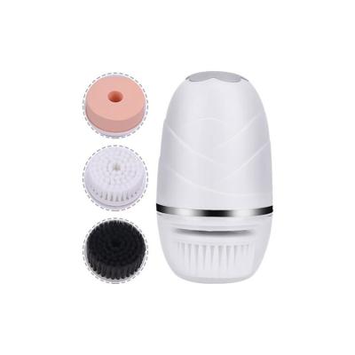 China DEEP CLEANING Wholesale 3 in 1 Silicone Face Wash Brush Facial Cleansing Silicone for sale