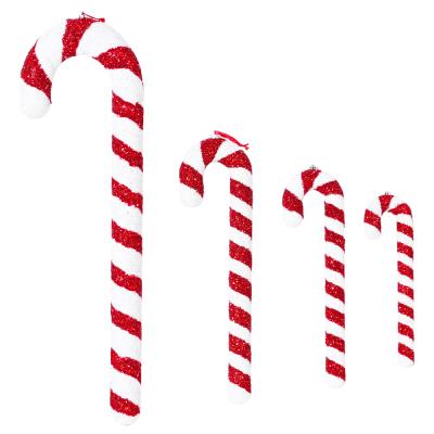 China Wholesale Cute Newest PVC Christmas Candy Cane Christmas Decoration for sale