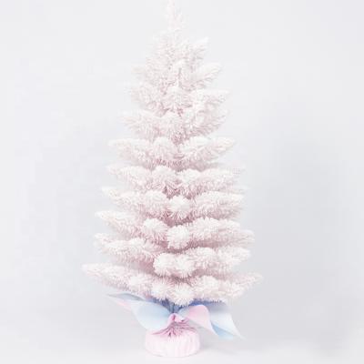 China Chirstmas Decor Hot Sale PINK Cherry Blossom Christmas Tree Assembled Decoration Iron Stand PVC Artificial Party Home Indoor Outdoor for sale