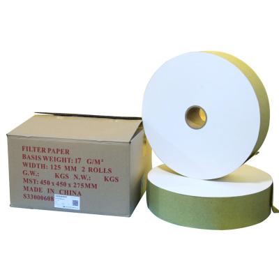 China food & Beverage Factory Wood Pulp Filter Paper 125mm Top Disposable Teabag Roll Sealed Tea Bags Heat Seal Paper for sale