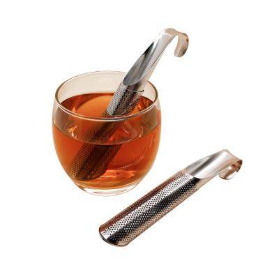 China High Quality Viable Tea Strainer Metal Color Sliver Stainless Steel Mesh Tea Infuser for sale