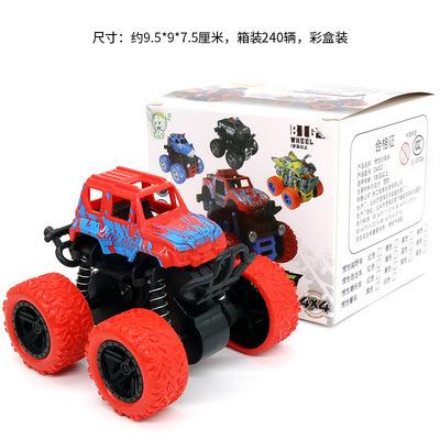 China Educational Dynamic Vehicle Stunt Toy Four-Wheel Drive Car Off-Road Children's Toys Inertia Four-Wheel Drive Drop-Resistant Car New for sale