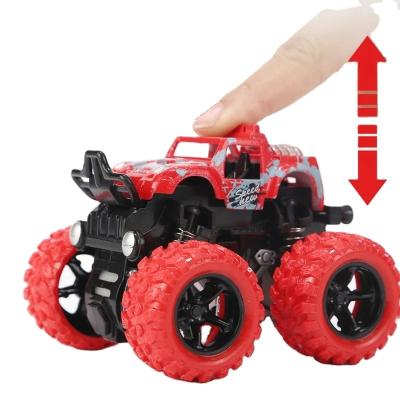 China 1Pc Hot Cool Cool Inertial Vehicle Off-Road Children's Toy Car Pull Back Stunt Plastic Car Children's Toys 1Pc for sale