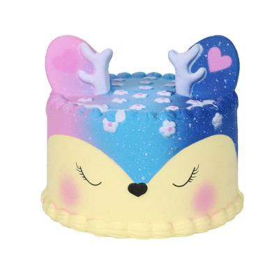 China Wholesale Plush PU Cake Donuts Squishy Unicorn Jumbodecompression Slow Rising Squishy Kawaii Toys Squeeze Toy for sale