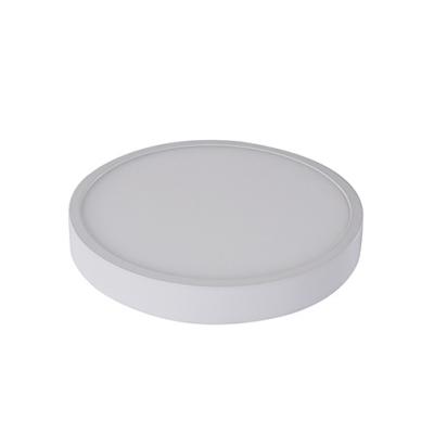 China High Efficiency Black Or White 8W 15W 22W 26W Simply Housing Surface Mounted Round Slim LED Panel Light for sale