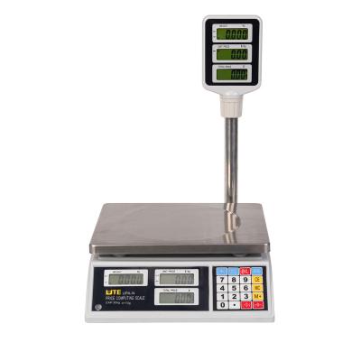 China 15KG, 30KG Digital Price Scale UPA-NT Electronic Price Computing Scale with Kg Hot Selling Price Computing Scale UPA-NT for sale