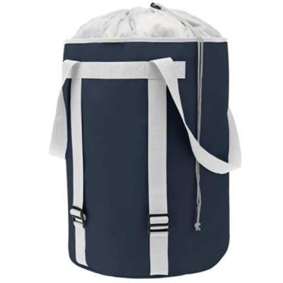 China Sustainable Heavy Duty Laundry Backpack Clothes Basket With Shoulder Straps Travel Laundry Bag Backpack for sale