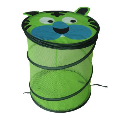 China Promotional Viable Toy Organizers and Folding Storage Organizer with Bins for Kids Mesh Fabric for sale