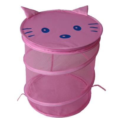 China Sustainable Stackable Cute Cartoon Storage Bins Collapsible Storage Bins With Lids for sale