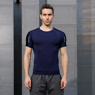 China 100% Polyester Men's Summer Sports Type Polyester Cloth Type Shirts And Tops Anti-Static Product Type for sale