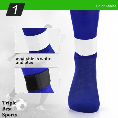 China HW120 Universal 1 Set 4 Pcs Super Grade Custom Shin Guards Soccer Protective Sleeves Knocks Protector Pad Manufacturer for sale