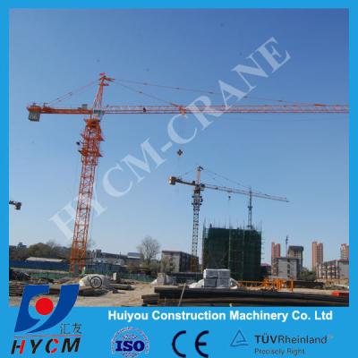 China Tower Crane 65m Jib , 50m Free Standing Tower Crane With Stepless-gear for sale