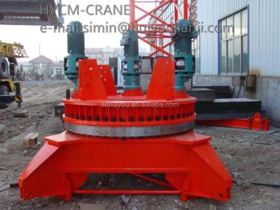 China Tower Crane New 6ton QTZtype QTZ80 2016 China Shandong tower crane with double slewing mechanism (5612), cage lift, crane jib 56m for sale