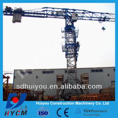 China PT5010 Tower Crane , 5t Traveling Tower Crane With Rail For Tall Buildings And Outdoor Climbing for sale