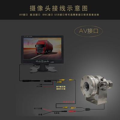 China CVBS Output AHD Truck Security Cameras 720P Resolution With Stainless Steel Housing for sale