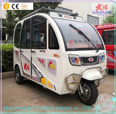 China New model electric solar tricyce / solar rickshaw for asia market made in china M5 for sale