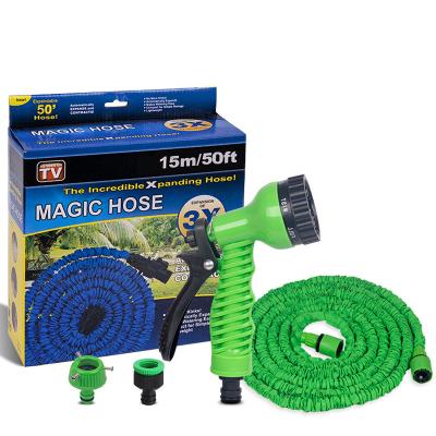 China Adjustable Expandable Water Hose Garden Hose Retractable Lightweight Water Hose Set 25FT 50FT 75FT 100FT for sale