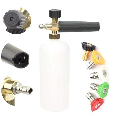 China 3000 PSI Auto Care Car Care Cleaner Snow Foam Gun Gun Detailer High Pressure Spray Lance With Gun Car Washing for sale