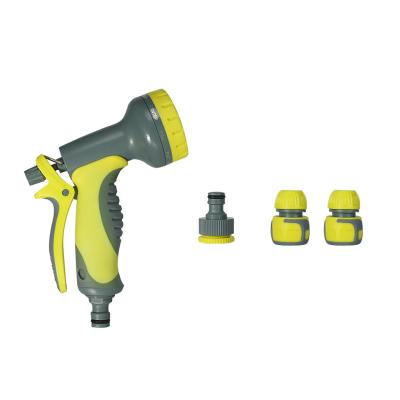 China Variable Flow Control High Durability 10 Function Plastic Garden Spray Gun Promotion Garden Water Hose Sprayer Nozzle Set for sale