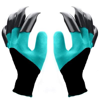 China Comfortable Gardening Gloves Garden Digging Diving Tape Claw Gloves Planting Flowers and Grass Work Protection Latex Protection for sale