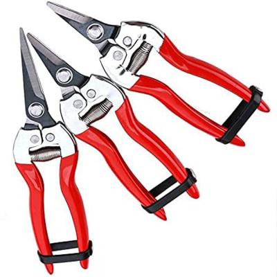 China Steel Telescopic Anti-skid Handle Bypass Bonsai Tree Hand Garden Tools Grafting Pruner Scissors Shears for sale