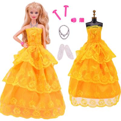 China DIY TOY Wholesale Lower Price 5/set Pieces Doll Dress Up Accessories To Fit 11.5 Inch Girl Doll Fit Dress for sale