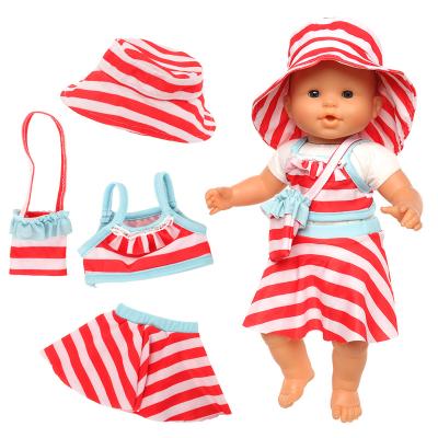 China DIY TOY Wholesale 1 PCS Baby & Doll Summer Beach Dresses Swimsuit Clothes Sets For 16-18inch Doll36-45cm Kids Girl Toy Gift for sale