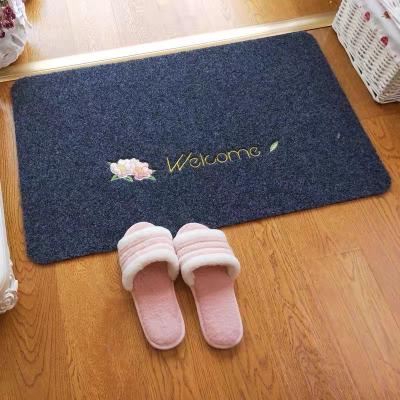 China Anti Slip Mat Scrape Wear Resistant Dust Make Non Slip Door Mat Front Door Inside Floor Dirt Trapper Entrance Rug Doormats Mat for sale