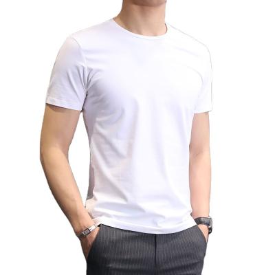 China Wholesale Anti-Shrink Gym Casual Oversize Casual White T-shirt Cotton Summer Men's Black White T-shirt for sale