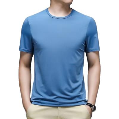 China Wholesale M-5XL Men's Summer Anti-Shrink T-shirt Casual T-shirt Gym Blank T-shirt for sale