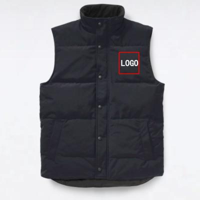 China Custom Anti-wrinkle New Mens Down Vest Quilted Sleeveless Jacket Mens Carson Vest for sale