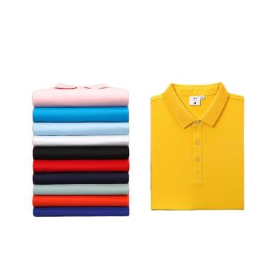 China custom Anti-wrinkle logo polo shirt men golf polo shirt high quality pure cotton men's short sleeve polo shirt for sale