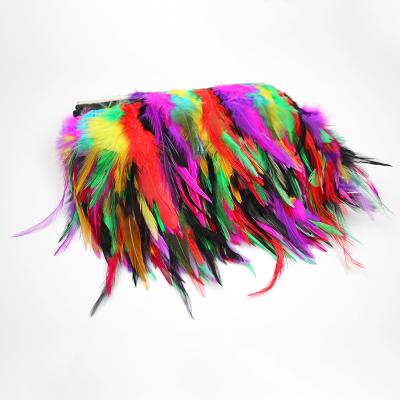 China Pheasant Feather Factory Direct Sale Mixed Color Pheasant Feather Trim for sale