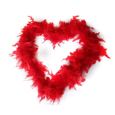 China High Quality Feather Boas Dyed Colors Turkey Feather Decorations Fur Boa for sale