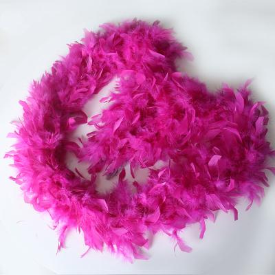 China Cheap Mini Pink Turkey Cock Feather Kids Decorations Boa For Decoration for sale