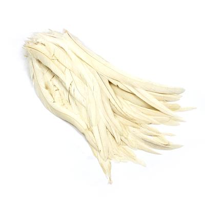 China Wed Nature Wholesale Dyed Cock White Tail Long Cock Feather Bag for sale