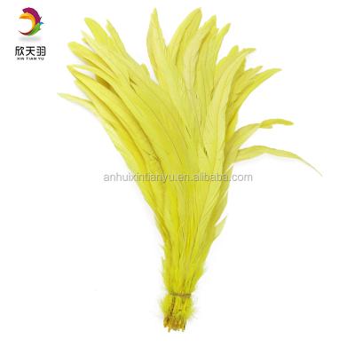 China Wedding Natural Rooster Tail Feather Wholesale Dyed Party Decoration for sale